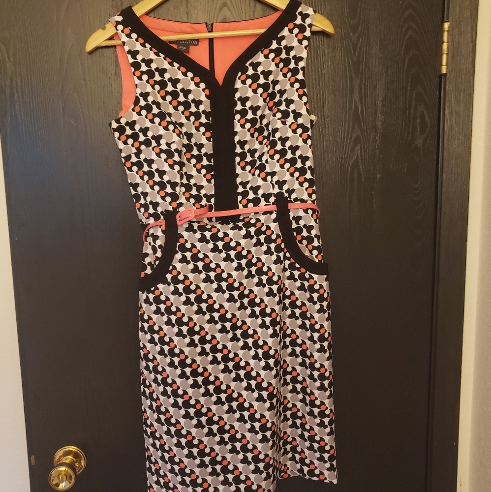 Poke a dot dress with pockets